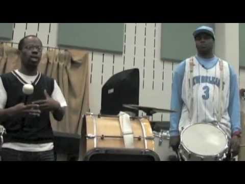 Rebirth Brass Band drum workshop w/Keith Frazier + Derrick Tabb (complete)