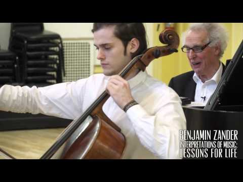 Bach: Cello Suite no. 1 - Prelude (Benjamin Zander - Interpretation Class)